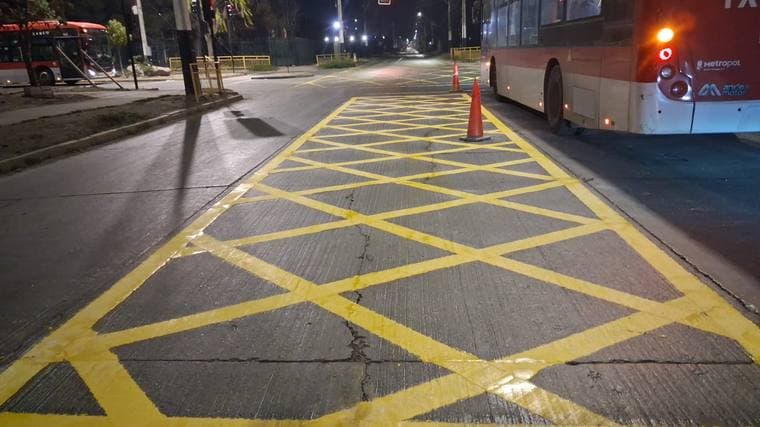 Cebreado y zona de parada